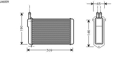 Radiador de calefacción LA6009