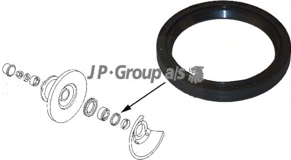 Shaft Seal, wheel bearing 1142000400