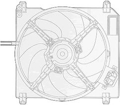 Вентилятор, охлаждение двигателя EV811300