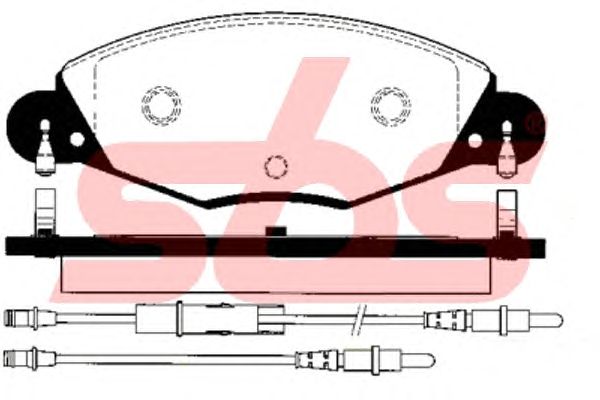 Комплект тормозных колодок, дисковый тормоз 1501221945