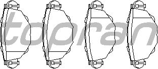 Brake Pad Set, disc brake 302 051