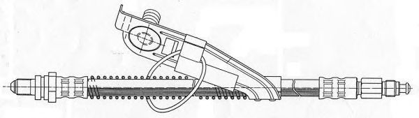 Tubo flexível de travão 511635