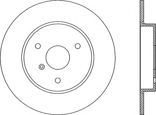 Тормозной диск BDR1864.10
