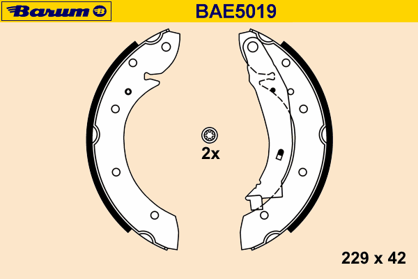 Brake Shoe Set BAE5019