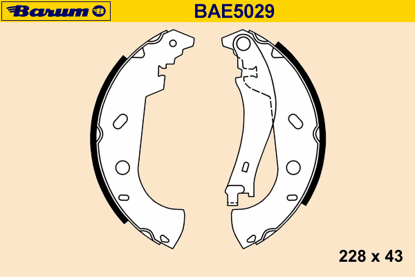 Brake Shoe Set BAE5029