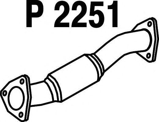 Труба выхлопного газа P2251