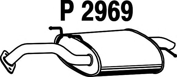 Silenciador posterior P2969