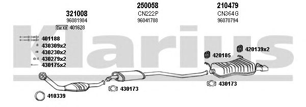 Exhaust System 180348E