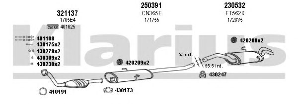 Exhaust System 180409E