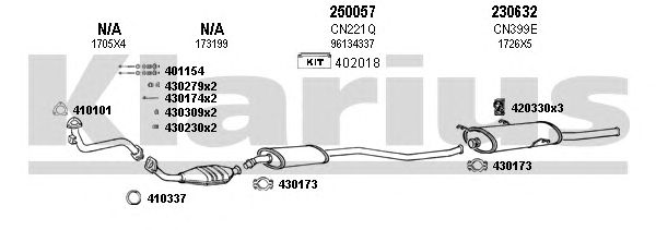 Exhaust System 180439E
