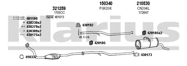 Exhaust System 180485E