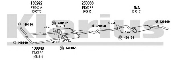 Exhaust System 360168E