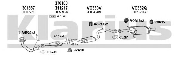 Exhaust System 960243U