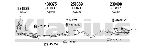 Exhaust System 750185E