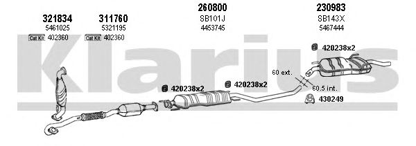 Exhaust System 750195E
