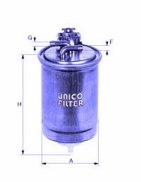 Brændstof-filter FI 8176/3 x