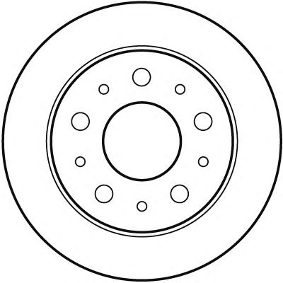 Тормозной диск D1166
