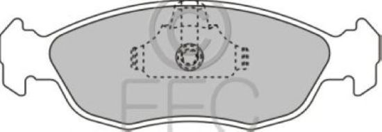 Комплект тормозных колодок, дисковый тормоз BRP0951