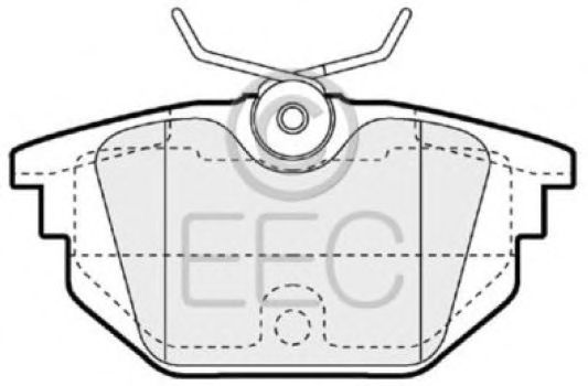 Комплект тормозных колодок, дисковый тормоз BRP1058