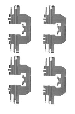 Комплектующие, колодки дискового тормоза 8DZ 355 204-601
