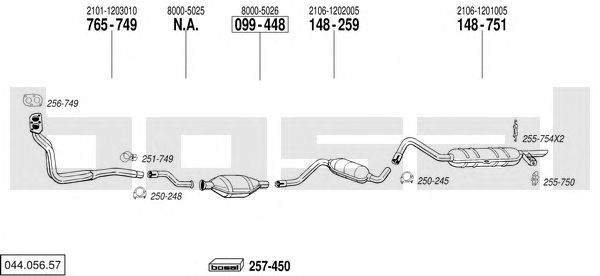 Exhaust System 044.056.57