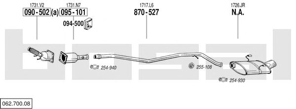 Exhaust System 062.700.08
