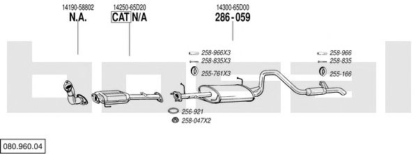 Exhaust System 080.960.04