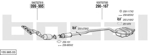 Exhaust System 155.985.03