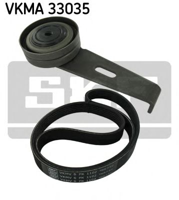 Поликлиновой ременный комплект VKMA 33035