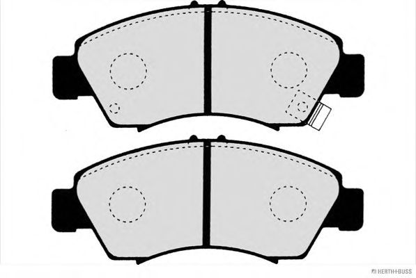 Комплект тормозных колодок, дисковый тормоз J3604034