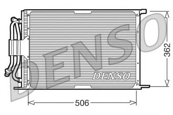 Kondensator, klimaanlegg DCN10005