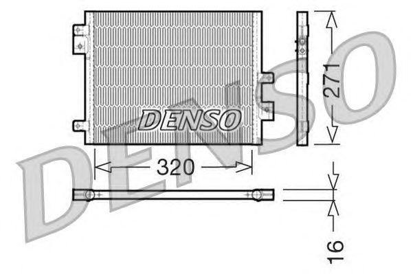 Condenseur, climatisation DCN28002