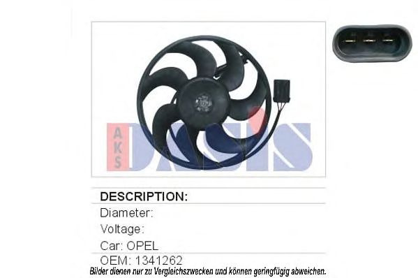 Fan, radiator 158480N