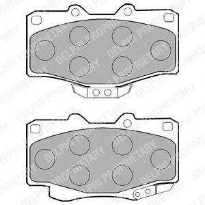 Brake Pad Set, disc brake LP854