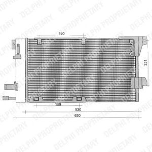 Condensator, airconditioning TSP0225196