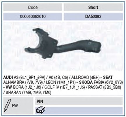 Steering Column Switch 000050092010