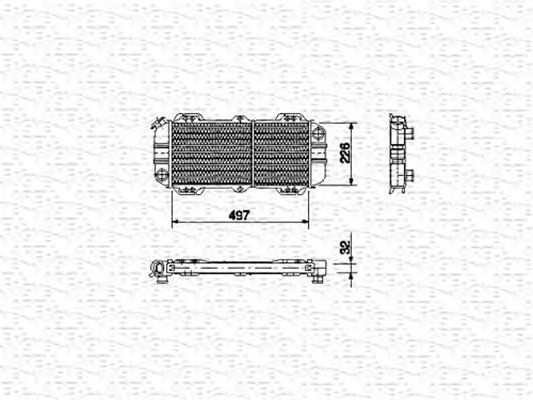 Radiator, engine cooling 350213484000
