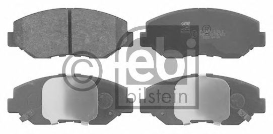 Комплект тормозных колодок, дисковый тормоз 16552