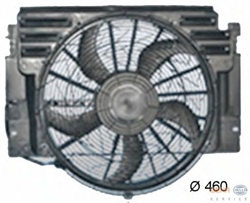 Fan, A/C condenser 8EW 351 040-661