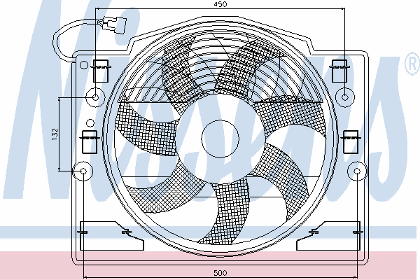 Вентилятор, конденсатор кондиционера 85420