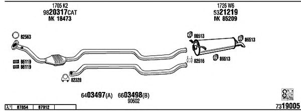 Exhaust System CI55023
