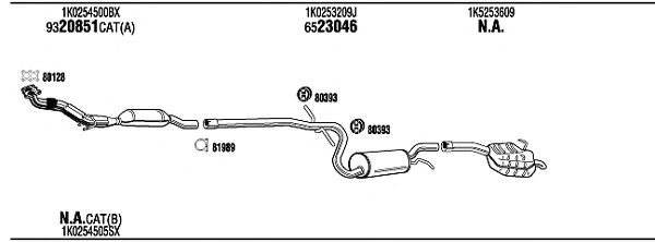 Exhaust System SK61038A