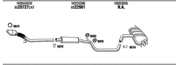 Exhaust System VW20904