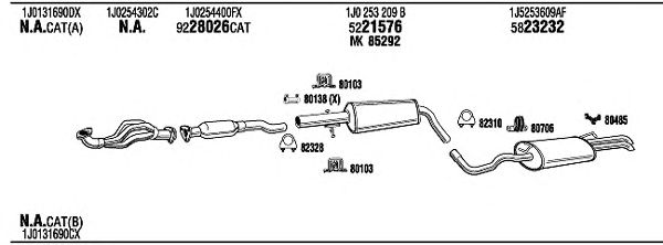 Exhaust System VWH16511