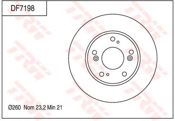Brake Disc DF7198