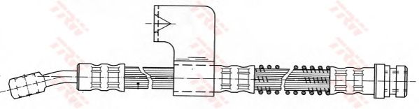 Тормозной шланг PHD753