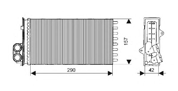 Radiador de calefacción QHR2038