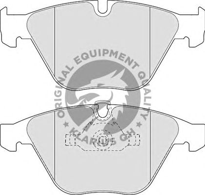 Комплект тормозных колодок, дисковый тормоз BP1689