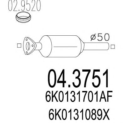 Catalytic Converter 04.3751
