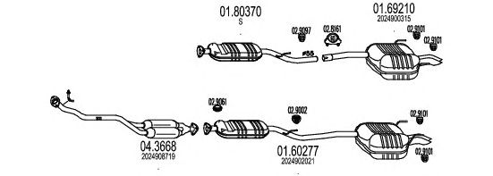 Egzoz sistemi C210467009684